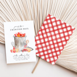 Uitnodigingen van Crawfish Boil | Boil voor de vis