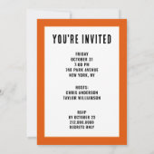 Uitnodigingen van Creative Halloween Party (Achterkant)