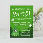 Uitnodigingen van Cute St Patricks Day | Aanpassen (Staand voorkant)