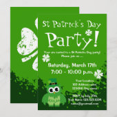 Uitnodigingen van Cute St Patricks Day | Aanpassen (Voorkant / Achterkant)