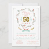 Uitnodigingen van de 50e Jubileum partij (Voorkant)