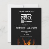 Uitnodigingen van de achterkant van de partij (Voorkant)