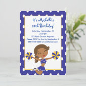 Uitnodigingen van de Afrikaanse Amerikaanse marine (Staand voorkant)