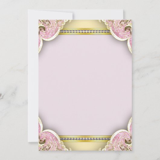 Uitnodigingen van de Afrikaanse Amerikaanse prinse (Achterkant)