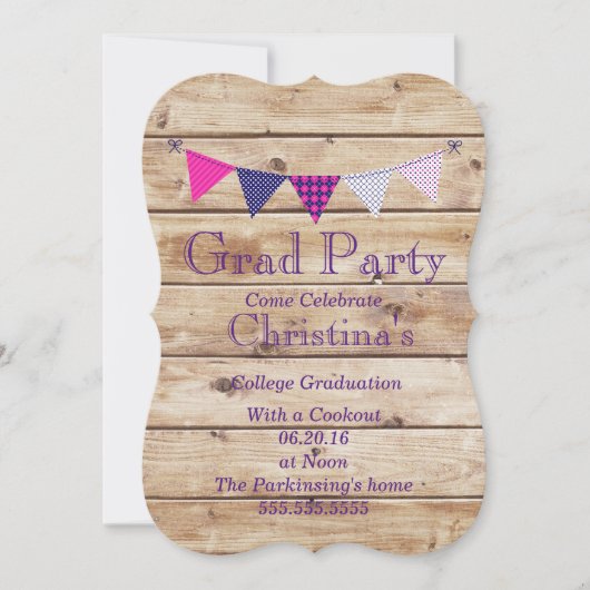 Uitnodigingen van de afstudeerder (Voorkant)