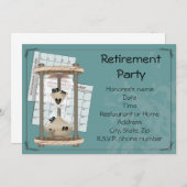 Uitnodigingen van de aftredingspartij (Voorkant / Achterkant)