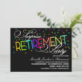 Uitnodigingen van de aftredingspartij bij ondernem (Staand voorkant)