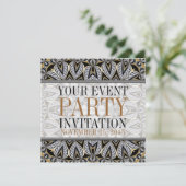 Uitnodigingen van de Antiek Art Decor Adult Cockta (Staand voorkant)