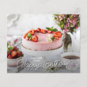 Uitnodigingen van de Birthday Cake Party over de b (Voorkant)