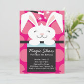 Uitnodigingen van de Birthday-partij van het Magic (Staand voorkant)