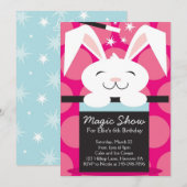 Uitnodigingen van de Birthday-partij van het Magic (Voorkant / Achterkant)