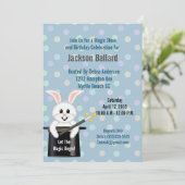 Uitnodigingen van de Birthday-partij van het Magic (Staand voorkant)