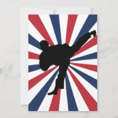 Uitnodigingen van de Birthday Partij voor Martiale (Achterkant)