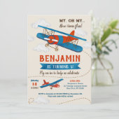 uitnodigingen van de Birthday Party (Staand voorkant)