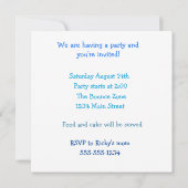 Uitnodigingen van de Black and White Chihuahua Par (Achterkant)