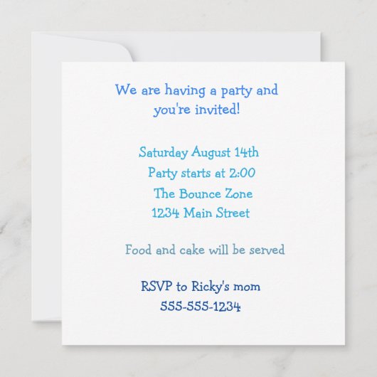 Uitnodigingen van de Black and White Chihuahua Par (Achterkant)