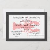 Uitnodigingen van de Boil-partij van de kreeft (Achterkant)