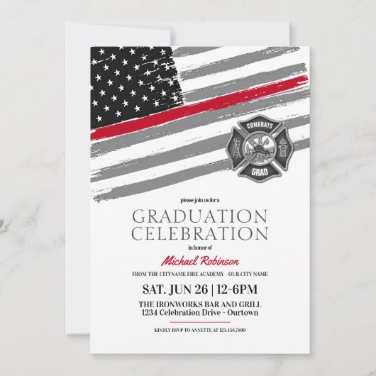 Uitnodigingen van de brandweerdienst (Voorkant)