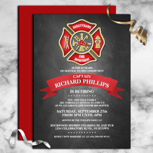 Uitnodigingen van de brandweerpartij