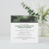 Uitnodigingen van de Camouflage Partij (Staand voorkant)