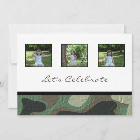 Uitnodigingen van de Camouflage Partij (Achterkant)