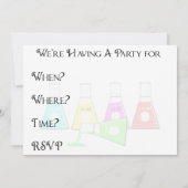 Uitnodigingen van de Chemistische Partij in ruste (Achterkant)