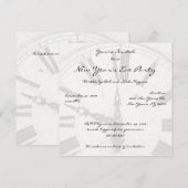 Uitnodigingen van de Countdown Clock Party van het (Voorkant / Achterkant)