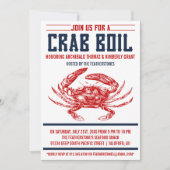 Uitnodigingen van de  Crab Boil Party (Voorkant)