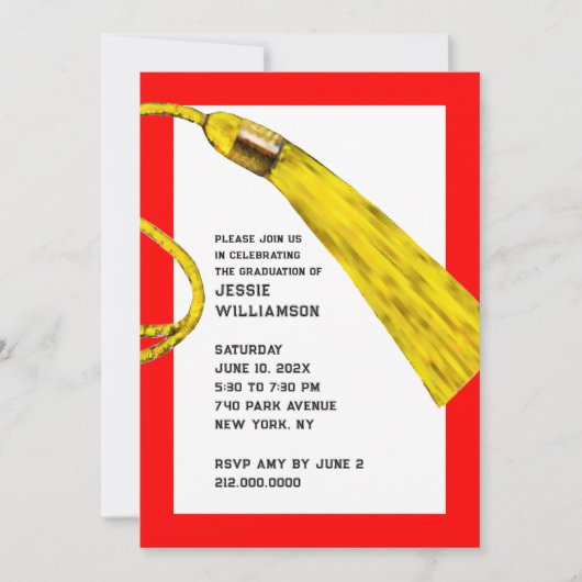 Uitnodigingen van de Creative Graduation Party (Voorkant)