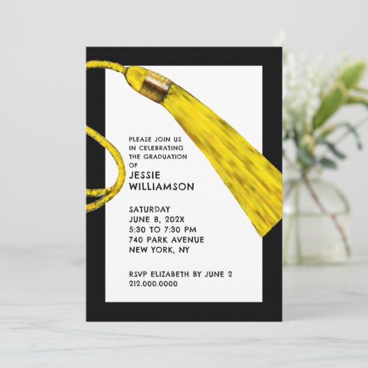 Uitnodigingen van de Creative Graduation Party (Staand voorkant)