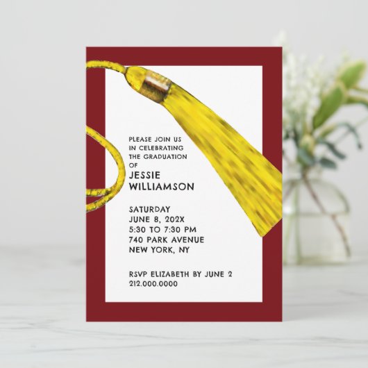 Uitnodigingen van de Creative Graduation Party (Staand voorkant)