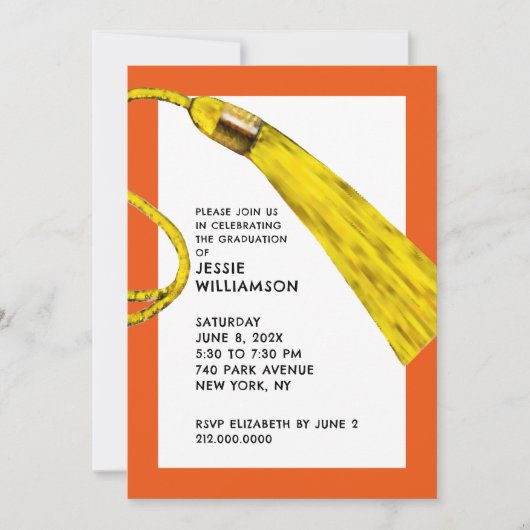 Uitnodigingen van de Creative Graduation Party (Voorkant)
