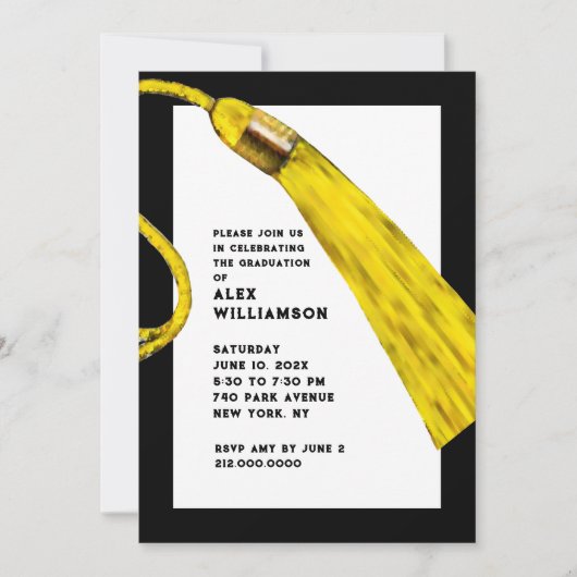 Uitnodigingen van de Creative Graduation Party (Voorkant)