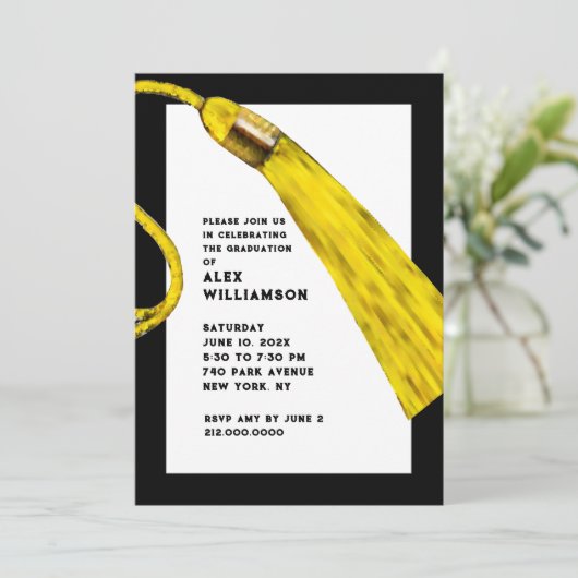 Uitnodigingen van de Creative Graduation Party (Staand voorkant)