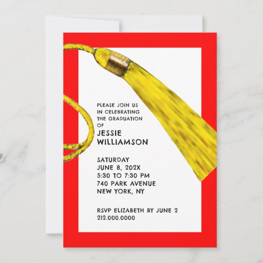 Uitnodigingen van de Creative Graduation Party (Voorkant)