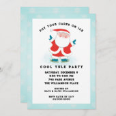 Uitnodigingen van de Creative Holiday Party (Voorkant / Achterkant)