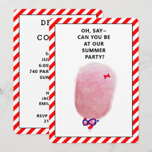 Uitnodigingen van de Creative Summer BBQ Cookout P