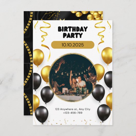 Uitnodigingen van de dag (Voorkant / Achterkant)