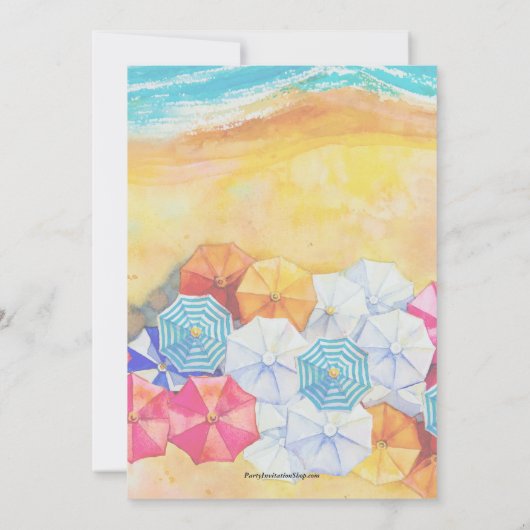 Uitnodigingen van de Dag van de Dag van de waterve (Achterkant)