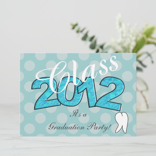 Uitnodigingen van de Dental Hygienist Graduation P (Staand voorkant)