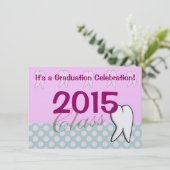 Uitnodigingen van de Dental Hygienist Graduation P (Staand voorkant)