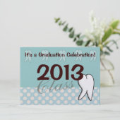 Uitnodigingen van de Dental Hygienist Graduation P (Staand voorkant)