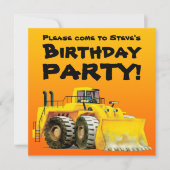 Uitnodigingen van de Digger Party van het Kind van (Voorkant)