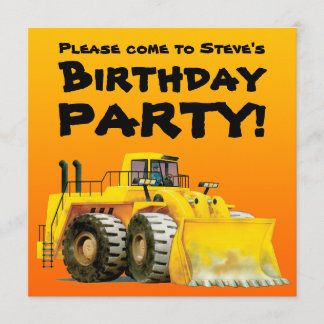 Uitnodigingen van de Digger Party van het Kind van
