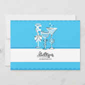 Uitnodigingen van de Donaupartij met Cocktails (Achterkant)