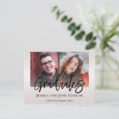 Uitnodigingen van de dubbel-Graduation Partij (Staand voorkant)