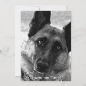 Uitnodigingen van de Duitse partij Shepherd (Voorkant)