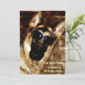 Uitnodigingen van de Duitse partij Shepherd (Staand voorkant)