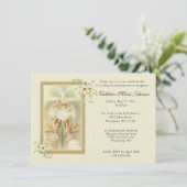 Uitnodigingen van de Eerste Heilige Communie van E (Staand voorkant)