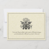 Uitnodigingen van de Eerste Heilige Communie van E (Achterkant)